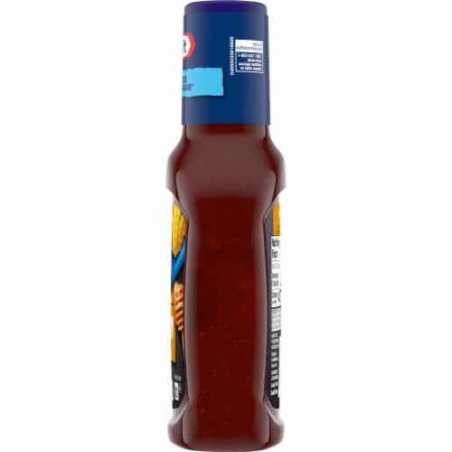 Kraft Hint of Honey BBQ Barbeque Sauce with 25% Less Sugar Perspective: top