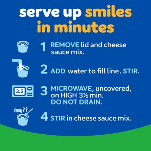 Kraft Gluten Free Original Mac & Cheese Macaroni and Cheese Dinner, Pack, Cups Perspective: top