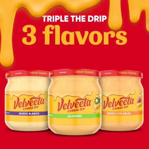 Velveeta Jalapeño Cheese Dip Perspective: top