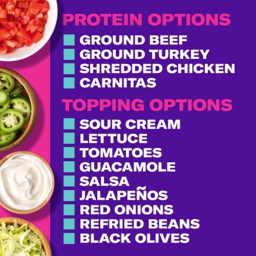 Taco Bell Loaded Nachos Cravings Kit Perspective: top