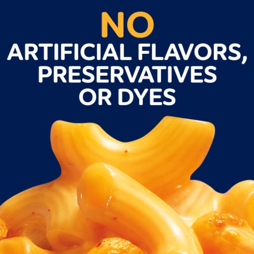 Kraft Frozen Meal Four Cheese Mac & Cheese Macaroni and Cheese Dinner Sharing Size Perspective: top