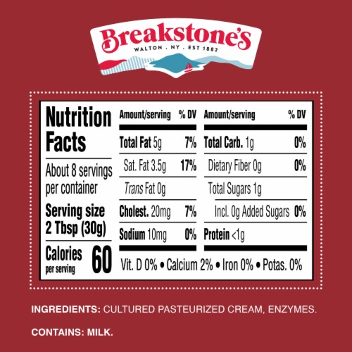 Breakstone's All Natural Sour Cream Perspective: top