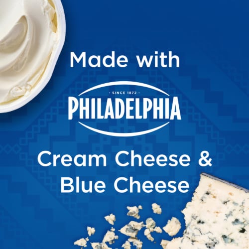 Kraft Roka Blue Cheese Spread made with Philadelphia Cream Cheese, Jar Perspective: top