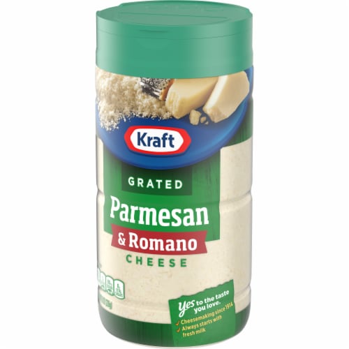Kraft Parmesan & Romano Grated Cheese Perspective: top