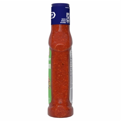 Kraft Roasted Red Pepper Italian Salad Dressing Perspective: top
