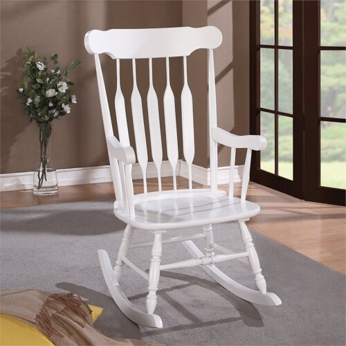 Antique white rocking chair deals