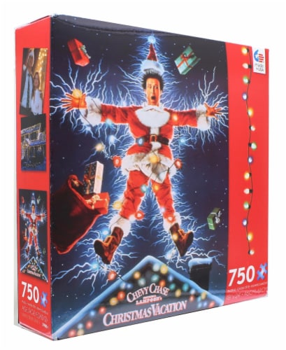 Christmas Vacation 750 Piece Christmas Jigsaw Puzzle Perspective: top