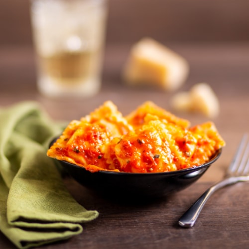 Marie Callender's Garden Tomato Four Cheese Ravioli Bowl Frozen Meal Perspective: top