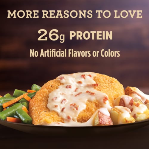 Marie Callender's Cheesy Bacon Chicken Frozen Meal Perspective: top
