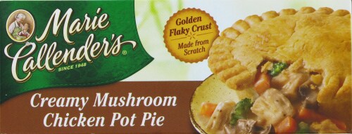Marie Callender's Creamy Mushroom Chicken Pot Pie Perspective: top