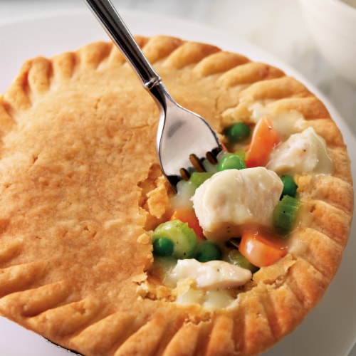 Marie Callender's Chicken Pot Pie Frozen Meal Perspective: top