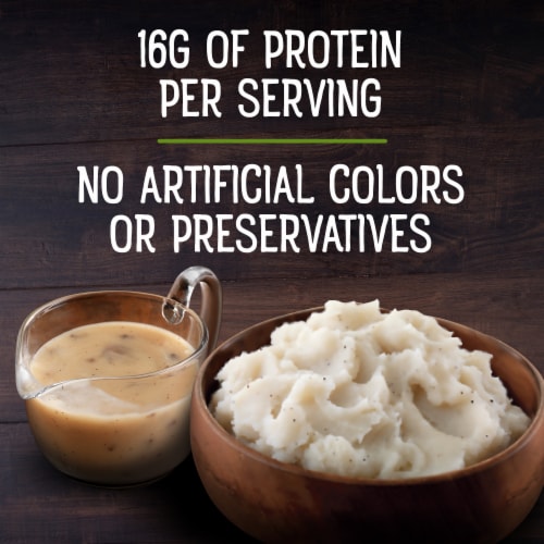 Marie Callender's Turkey And Stuffing Thanksgiving Pie Frozen Meal Perspective: top