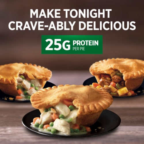 Marie Callender's Chicken Pot Pie Frozen Meal Perspective: top