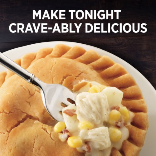 Marie Callender's Chicken Corn Chowder Pot Pie Frozen Meal Perspective: top