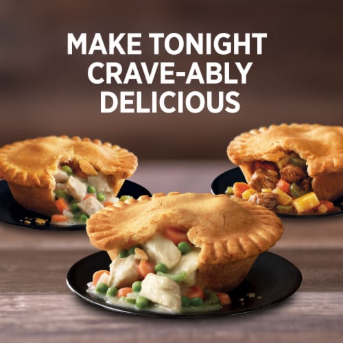 Marie Callender's Chicken Pot Pie Frozen Meal Perspective: top