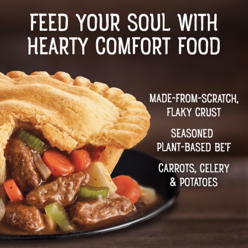 Marie Callender's Plant-Based Gardein Be'F Pot Pie Frozen Meal Perspective: top
