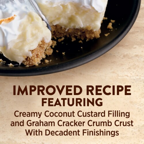 Marie Callender's Coconut Cream Mini Pies Frozen Dessert Perspective: top