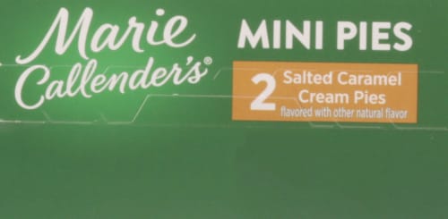 Marie Callender's® Salted Caramel Cream Mini Pies Perspective: top
