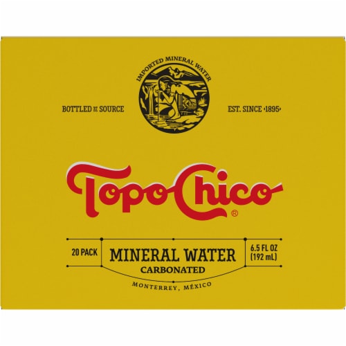 Topo Chico Mineral Water Perspective: top