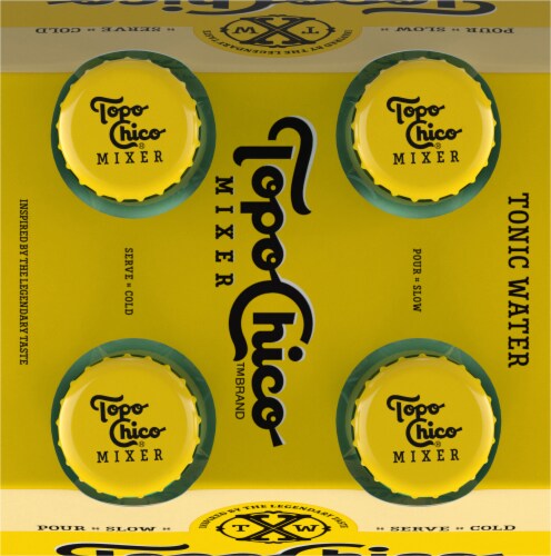 Topo Chico Mixer™ Tonic Water Glass Bottles Perspective: top