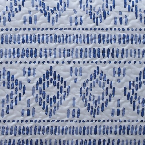 Harper Lane Austin Indigo Quilt Set Perspective: top