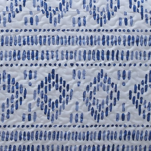 Harper Lane Austin Indigo Quilt Set Perspective: top