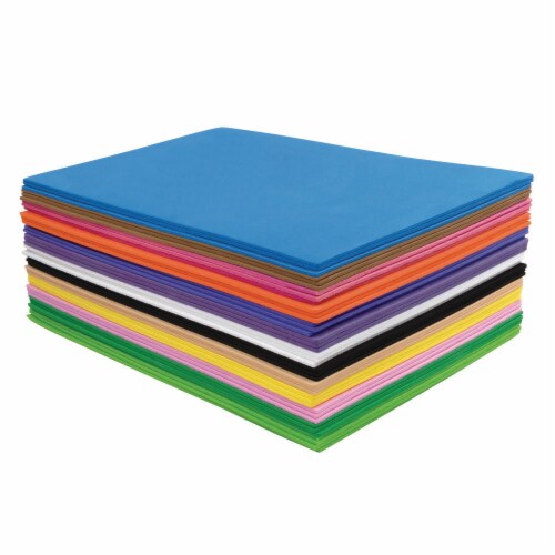 Creativity Street® Assorted Color WonderFoam Sheets Perspective: top