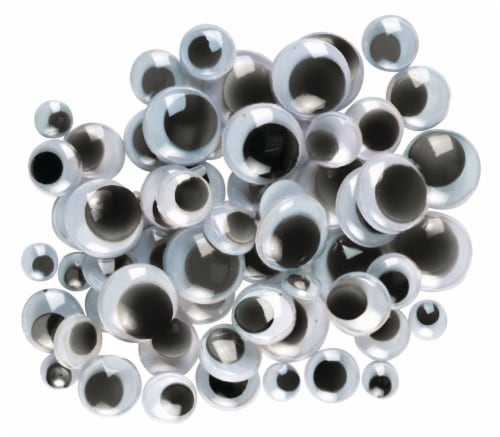 Creativity Street® Wiggle Eyes Assortment Pack - Black Perspective: top