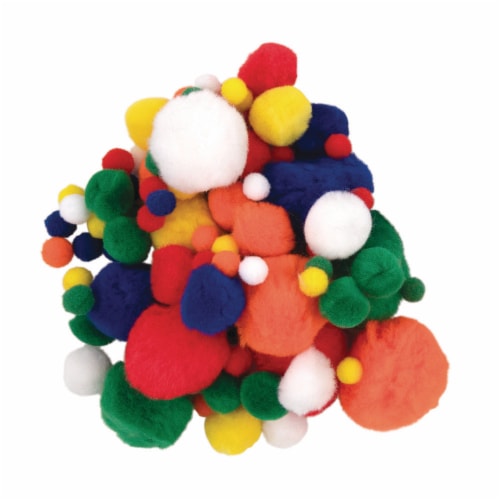 Creativity Street® Bright Hues Pom Pons Perspective: top