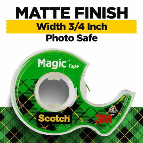 Scotch® Magic™ Matte Finish Tape - Clear Perspective: top