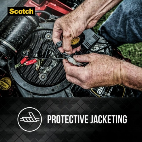 Scotch® Super 33+ Vinyl Electrical Tape Perspective: top