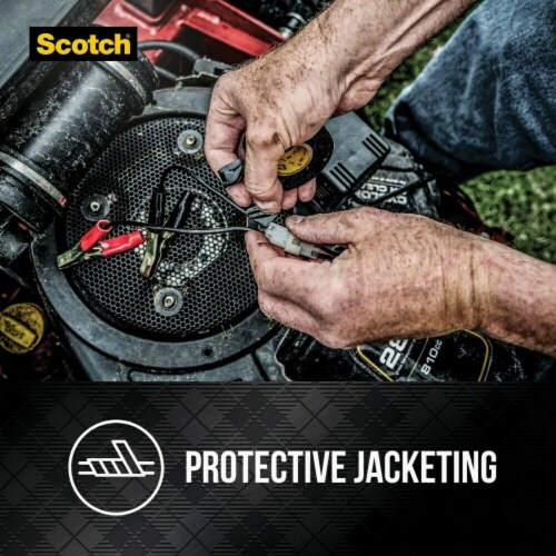 Scotch® Super 33+ Vinyl Electrical Tape Perspective: top