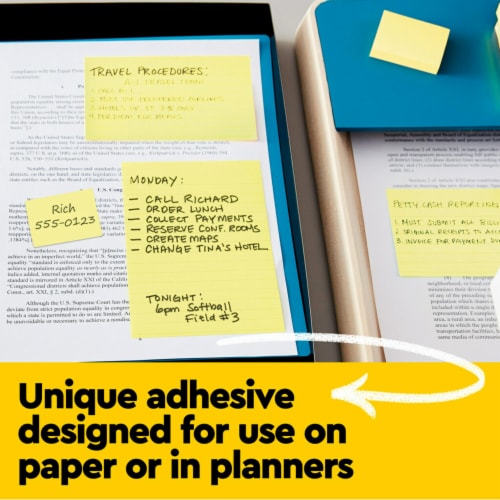 Post-it® Notes - Canary Yellow Perspective: top