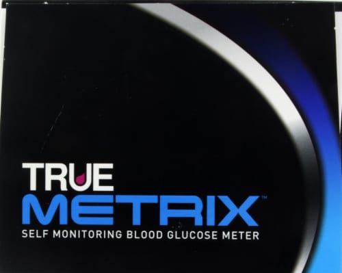True Metrix Blood Glucose Meter Perspective: top
