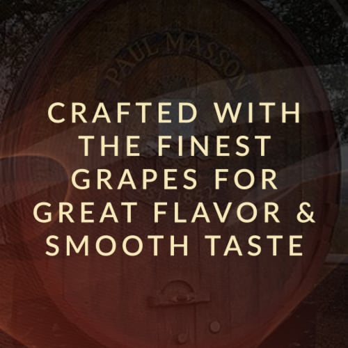 Paul Masson Peach Brandy - 54 Proof Perspective: top