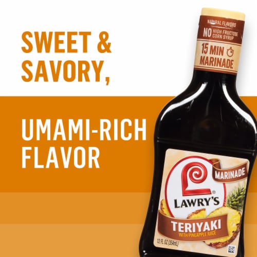 Lawry's Teriyaki With Pineapple Juice Marinade Perspective: top