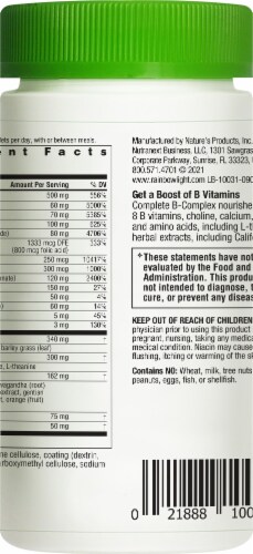 Rainbow Light Complete Vitamin B Complex With Vitamin C Cellular Energy Support Supplement Perspective: top
