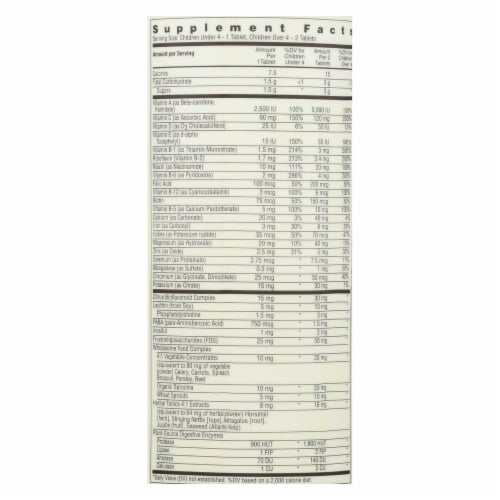 Rainbow Light Nutri-Stars Multivitamin Chewable Tablets Perspective: top