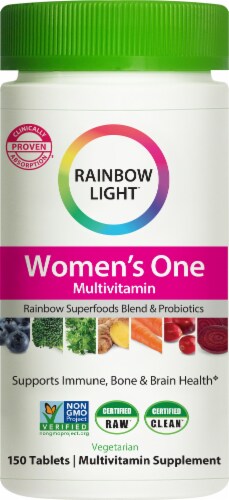 Rainbow Light Women's One Multivitamin Tablets Perspective: top