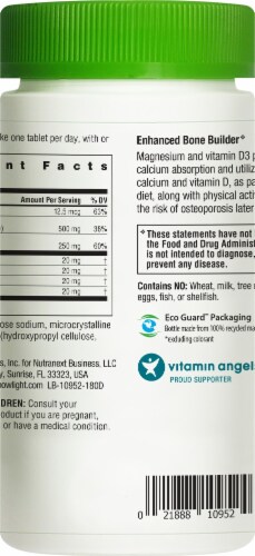Rainbow Light Calcium With Magnesium and Vitamin D3 Tablets Bone Health and Teeth Support Supplement Perspective: top