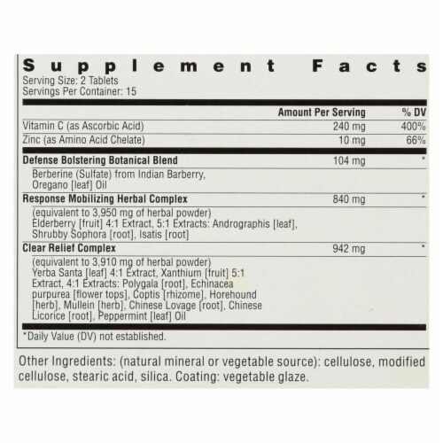 Rainbow Light® Counter Attack™ Tablets Perspective: top