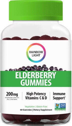 Rainbow Light® Counter Attack Elderberry Gummies Perspective: top