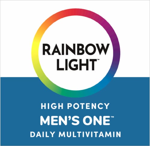 Rainbow Light® Men's One Gluten Free Multivitamin Supplement Tablets Perspective: top