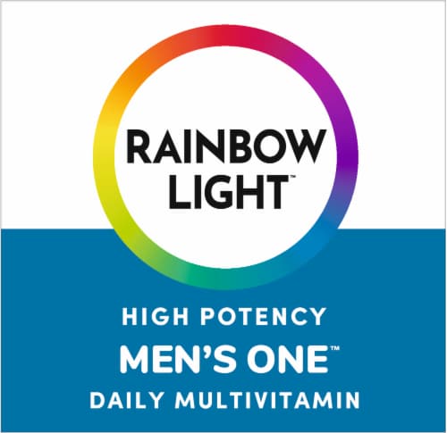 Rainbow Light Men's One Multivitamin Supplement Tablets Perspective: top