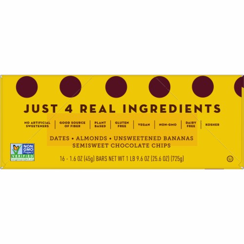 Larabar™ Banana Chocolate Chip Fruit & Nut Bars Perspective: top