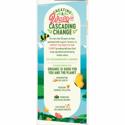 Cascadian Farm™ Organic Vanilla Chip Chewy Granola Bars Perspective: top