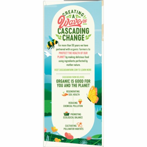 Cascadian Farm™ Organic Vanilla Chip Chewy Granola Bars Perspective: top
