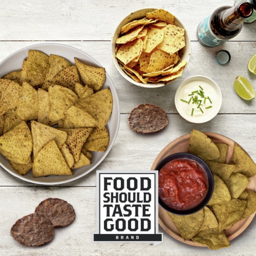 Food Should Taste Good® Multigrain Black Bean Tortilla Chips Perspective: top