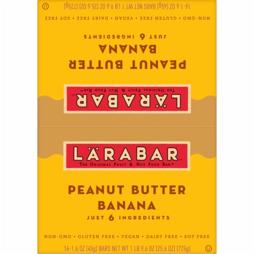 Larabar™ Peanut Butter Banana Fruit & Nut Bars Perspective: top