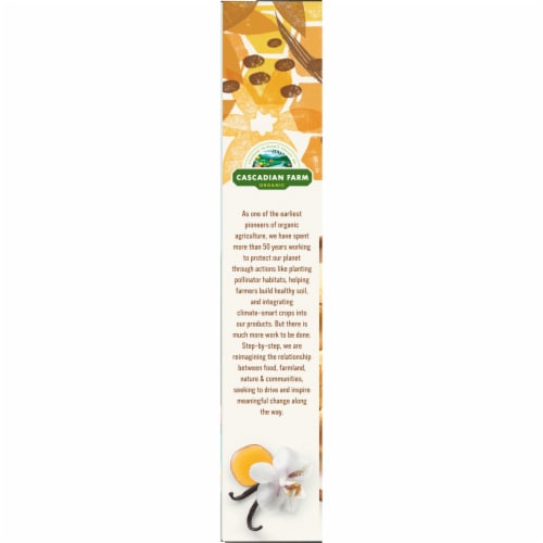 Cascadian Farm™ Gluten Free Organic Honey Vanilla Crunch Cereal Perspective: top